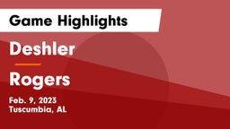 Deshler  vs Rogers  Game Highlights - Feb. 9, 2023