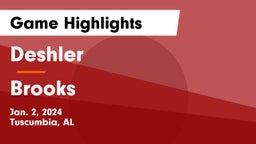 Deshler  vs Brooks  Game Highlights - Jan. 2, 2024