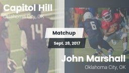 Matchup: Capitol Hill High vs. John Marshall  2017