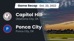 Recap: Capitol Hill  vs. Ponca City  2022