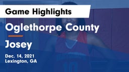 Oglethorpe County  vs Josey  Game Highlights - Dec. 14, 2021