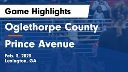 Oglethorpe County  vs Prince Avenue  Game Highlights - Feb. 3, 2023