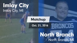 Matchup: Imlay City vs. North Branch  2016