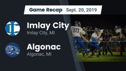 Recap: Imlay City  vs. Algonac  2019