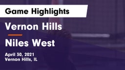 Vernon Hills  vs Niles West  Game Highlights - April 30, 2021