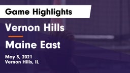 Vernon Hills  vs Maine East  Game Highlights - May 3, 2021