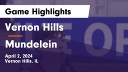 Vernon Hills  vs Mundelein  Game Highlights - April 2, 2024