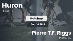 Matchup: Huron vs. Pierre T.F. Riggs  2016