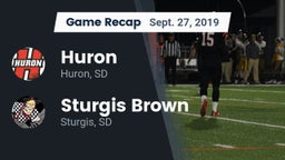 Recap: Huron  vs. Sturgis Brown  2019