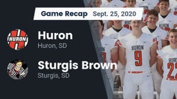 Recap: Huron  vs. Sturgis Brown  2020