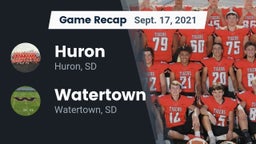 Recap: Huron  vs. Watertown  2021