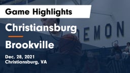 Christiansburg  vs Brookville  Game Highlights - Dec. 28, 2021