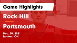 Rock Hill  vs Portsmouth  Game Highlights - Dec. 30, 2021
