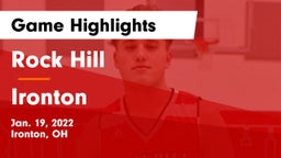 Rock Hill  vs Ironton  Game Highlights - Jan. 19, 2022