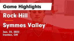 Rock Hill  vs Symmes Valley  Game Highlights - Jan. 22, 2022