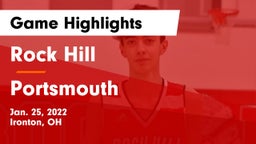 Rock Hill  vs Portsmouth  Game Highlights - Jan. 25, 2022
