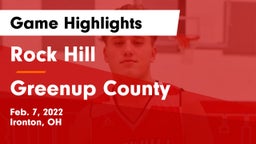 Rock Hill  vs Greenup County  Game Highlights - Feb. 7, 2022