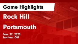 Rock Hill  vs Portsmouth  Game Highlights - Jan. 27, 2023