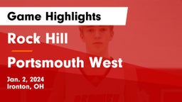 Rock Hill  vs Portsmouth West  Game Highlights - Jan. 2, 2024