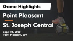 Point Pleasant  vs St. Joseph Central Game Highlights - Sept. 24, 2020
