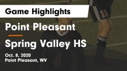 Point Pleasant  vs Spring Valley HS Game Highlights - Oct. 8, 2020