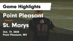 Point Pleasant  vs St. Marys  Game Highlights - Oct. 19, 2020