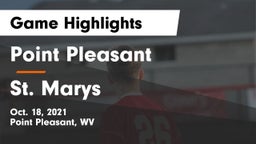 Point Pleasant  vs St. Marys  Game Highlights - Oct. 18, 2021