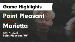 Point Pleasant  vs Marietta  Game Highlights - Oct. 4, 2022