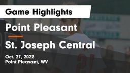 Point Pleasant  vs St. Joseph Central  Game Highlights - Oct. 27, 2022