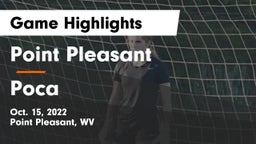 Point Pleasant  vs Poca  Game Highlights - Oct. 15, 2022