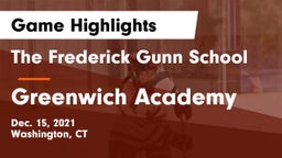 The Frederick Gunn School vs Greenwich Academy  Game Highlights - Dec. 15, 2021