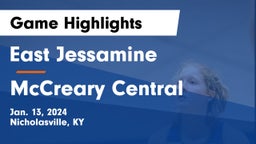 East Jessamine  vs McCreary Central  Game Highlights - Jan. 13, 2024
