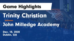 Trinity Christian  vs John Milledge Academy  Game Highlights - Dec. 18, 2020