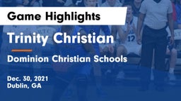 Trinity Christian  vs Dominion Christian Schools Game Highlights - Dec. 30, 2021