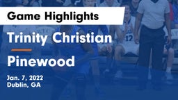 Trinity Christian  vs Pinewood  Game Highlights - Jan. 7, 2022