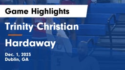 Trinity Christian  vs Hardaway  Game Highlights - Dec. 1, 2023