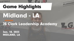 Midland  - LA vs JS Clark Leadership Academy  Game Highlights - Jan. 18, 2023