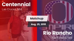 Matchup: Centennial High vs. Rio Rancho  2018