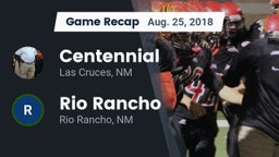 Recap: Centennial  vs. Rio Rancho  2018