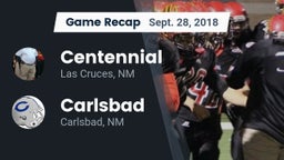 Recap: Centennial  vs. Carlsbad  2018