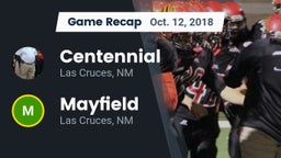 Recap: Centennial  vs. Mayfield  2018