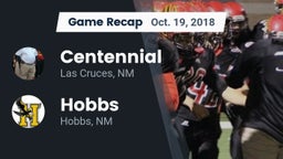 Recap: Centennial  vs. Hobbs  2018