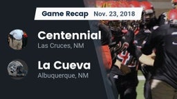 Recap: Centennial  vs. La Cueva  2018