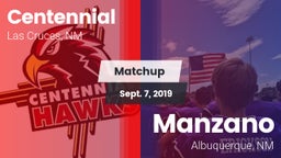 Matchup: Centennial High vs. Manzano  2019