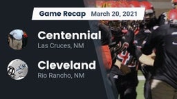 Recap: Centennial  vs. Cleveland  2021