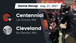 Recap: Centennial  vs. Cleveland  2021