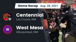 Recap: Centennial  vs. West Mesa  2021