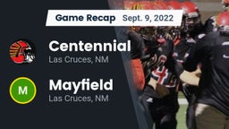 Recap: Centennial  vs. Mayfield  2022