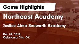 Northeast Academy vs Justice Alma Seeworth Academy Game Highlights - Dec 02, 2016