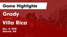 Grady  vs Villa Rica  Game Highlights - Dec. 8, 2020